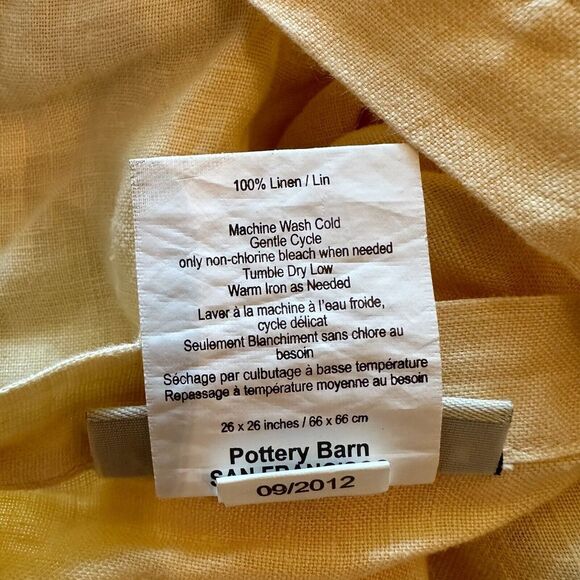 Pottery Barn Jocelyn Bird Lemon Duvet Cover Twin 1 Euro Sham Botanical 3pc Rare - Picture 4 of 7